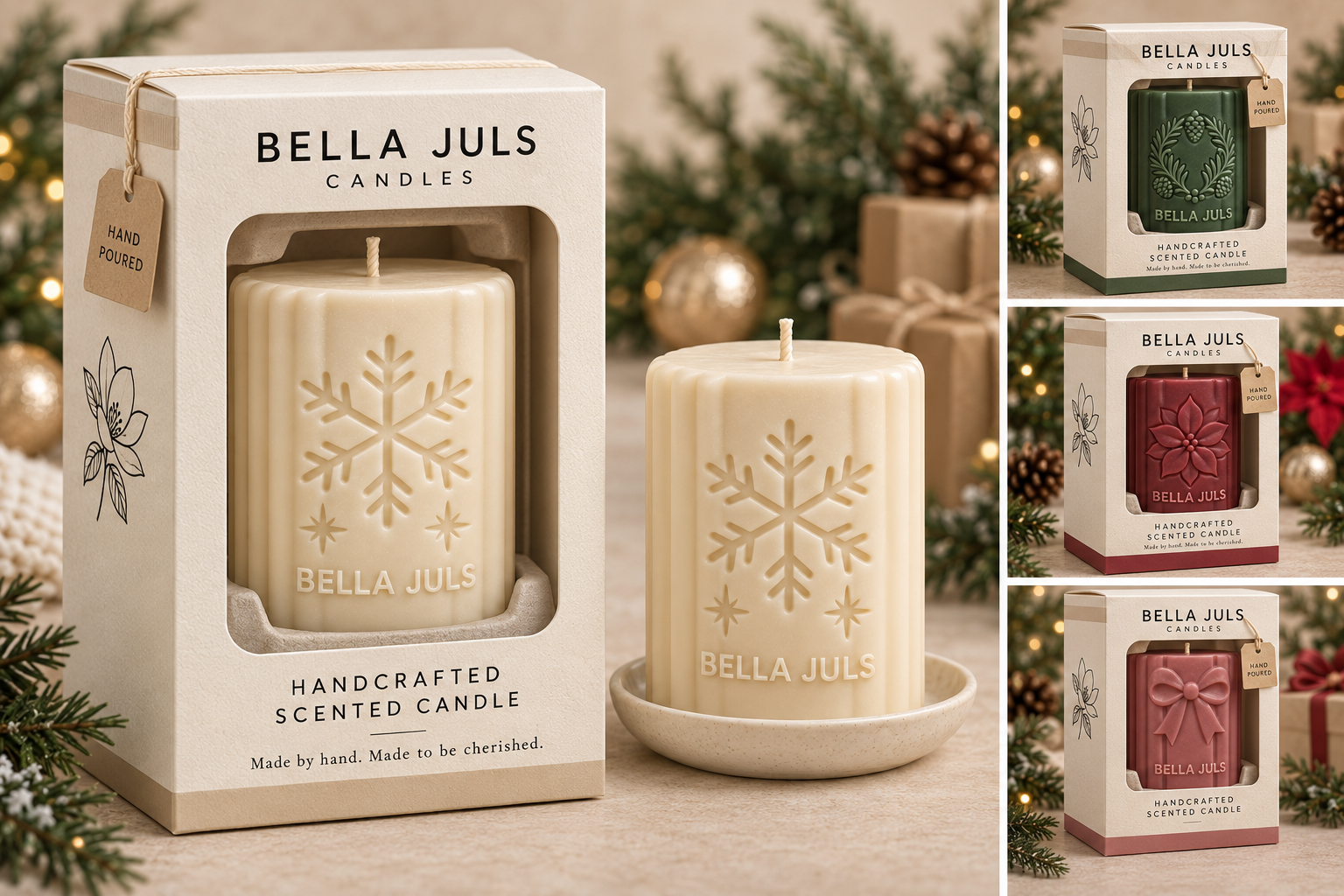 Complete Bella Juls Christmas packaging collection